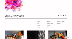 Desktop Screenshot of justhollyann.com